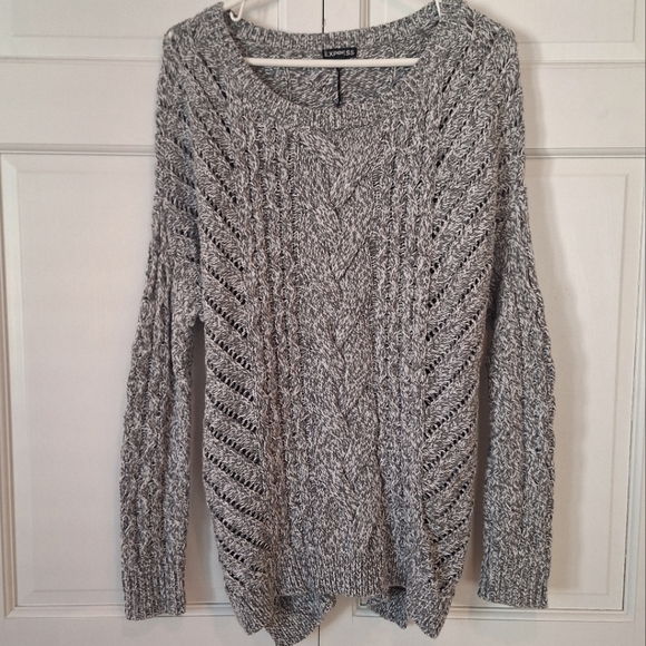 Express Sweaters - Express gray knit sweater - NWT